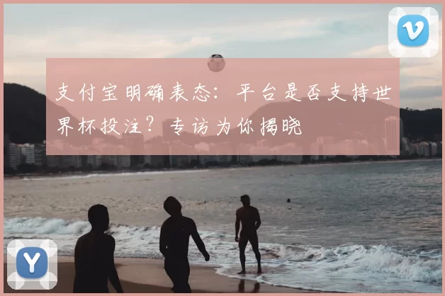 支付宝明确表态:平台是否支持世界杯投注?专访为你揭晓