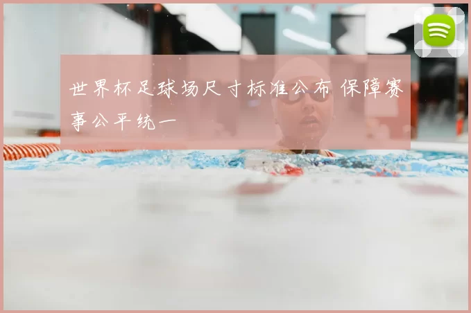 世界杯足球场尺寸标准公布 保障赛事公平统一