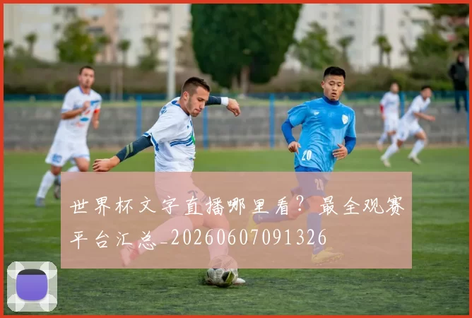 世界杯文字直播哪里看?最全观赛平台汇总_20260607091326