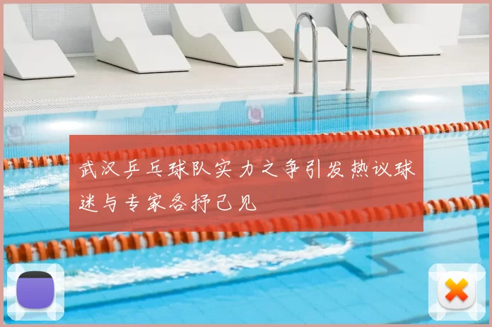 武汉乒乓球队实力之争引发热议球迷与专家各抒己见